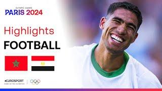 JO PARIS 2024 - Le Maroc PULVÉRISE l'Egypte avec un score record pour s'offrir le bronze en football