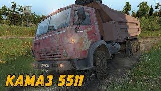 ЗАСТРЯЛ НА КАМАЗЕ 5511 SPINTIRES