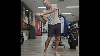 How the legs move in sequence and support in the golf swing