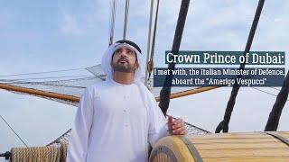 Sheikh Hamdan / فزاع FAZZA / meets with Italy’s Defence Minister, aboard the "Amerigo Vespucci"