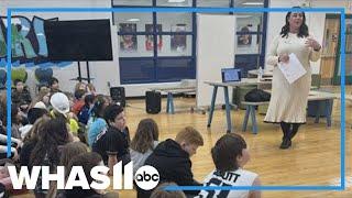 WHAS11's Shay McAlister visits Bardstown elementary school