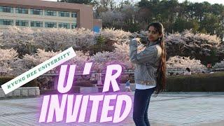 U ' R Invited - Cherry Blossoms-Kyung Hee University Spring Look - Latha Vanukuri - చెర్రీ పువ్వులు