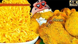 ASMR MUKBANG Cheese Fried Noodles & Cheese Chicken, Cheese Ball REALSOUND EATING SHOW