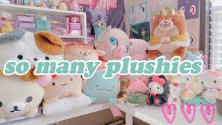  kawaii plushy craziness | plushy haul round one wins + more #sanrio #round1 #kawaii #haul