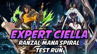 Is Ranzal Worth To Mana Spiral? Ranzal DPS Test Run in Expert Ciella | Dragalia Lost