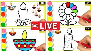 Diwali Video Live By Arya Drawing Art