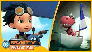 Rusty Saves Ralph’s Runaway Boat +MORE | Rusty Rivets | Cartoons for Kids