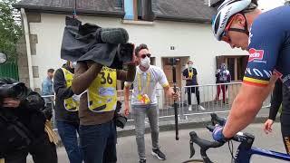 Tour de France stage 3: first moments after Tim Merlier's sprint victory