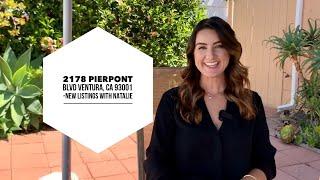 New Listings with Natalie- 2178 Pierpont Blvd Ventura, CA 93001 Ventura CA Real Estate Realtor