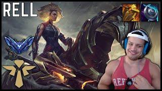 ️ Tyler1 HOW DO I LANE WITH ZERI? | Rell Support Gameplay | Support Challenge | Season 12 ᴴᴰ