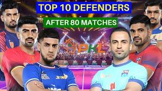 Pro Kabaddi Season 11 : Top 10 Defenders After 80 Matches | PKL 11 Top 10 Defenders After 80 Matches