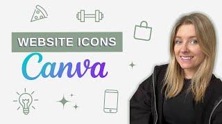 Create FREE Icons in Canva for Your Website (Tutorial)