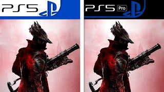 Bloodborne | PS5 vs PS5 Pro | PS4 Games New Feature | Graphics Comparison