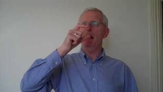 Vince Stevenson the Fear Doctor with a spoof speech