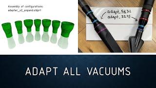 Excessively technical video about a vacuum adapter
