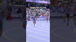 Team USA BLAZES into 4x100 universal final  