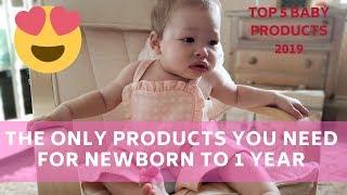 TOP 5 BABY PRODUCTS OF 2019 | Newborn Must Haves for Baby's First Year