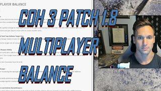 CoH3 Patch 1.8 Multiplayer Balance Update! SHARK and Fredsch Analysis