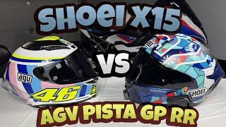 Shoei X-15 vs. AGV Pista GP RR: Which Helmet Reigns Supreme?