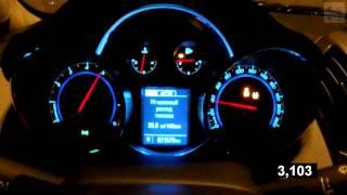 Chevrolet Cruze 1.4 AT LTZ Acceleration 0-100 km/h  (Measured  by Racelogic)