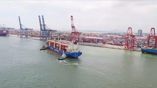 Guangzhou launches first regular direct shipping route to Brazil