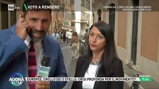 Alessandra Maiorino in collegamento con Agorà - 11/06/2024