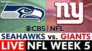 Seahawks vs. Giants Streaming Scoreboard, Free Play-By-Play, Highlights, Boxscore | NFL Week 5