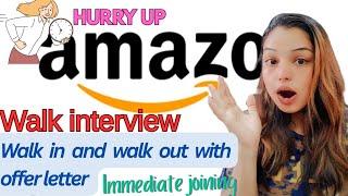 Amazon walk in drive| Amazon walk in drive 2025| Amazon interview 2025| Amazon work from jobs 2025