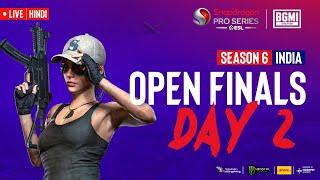 [HINDI] BGMI Snapdragon Mobile Open Finals Day 2 | Season 6 India