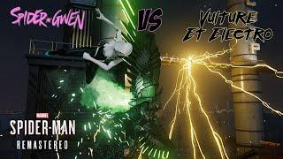 Marvel's Spider-Man PC (MOD) : Spider-Gwen VS Electro et Vulture