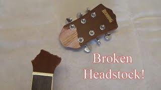 Broken Headstock Repair!