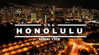 Honolulu Hawaii Tour Ultra HD - Aerial View Of Honolulu Hawaii