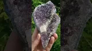 I'll Take Pseudomorph For 500, Alex: Amethyst with Quartz Pseudomorph #gems #crystals #rocks #mine