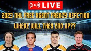 LIVE: 2023-2024 NHL Free Agent Frenzy Stream! #nhl #breakingnews