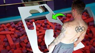 Hole in the Wall Gymnastics Challenge!?