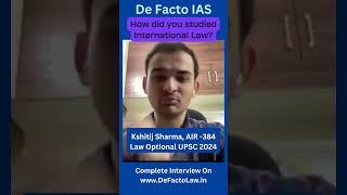 How I Studied International Law: Tips & Strategies for Success #lawoptionalupsc  #upsc #lawaspirants