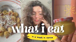 what I eat in a week in Venice Italy - plus lemon curd recipe!