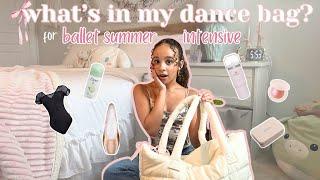 what's in my tote bag | ballet summer intensive diaries | ep. 1