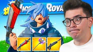 DESAFIO SÓ VALE ARMAS NOVAS DO CAPÍTULO 4! Fortnite