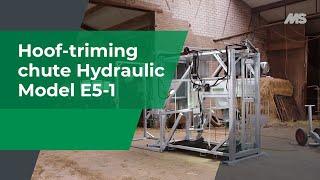 Hoof-Trimming Chute hydraulic | Danish model - E5 1