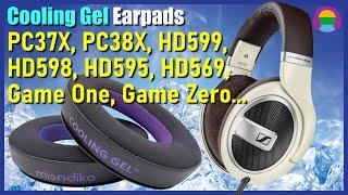 Sennheiser PC37X, PC38X, HD599, HD598, HD569, HD515, Game One: Upgraded Cooling Gel Earpads Replace