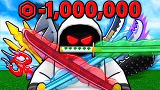 Spending $5,114,673 To Enchant EVERY Sword In Blox Fruits..