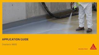 Sprayed Polyurea Podium Deck Waterproofing using Sikalastic-8800