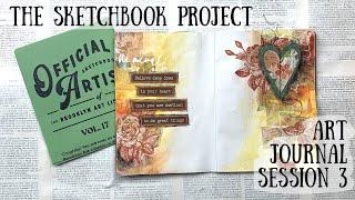 Art Journal Session BYO music | The Sketchbook Project Session 3  Shanouki Art 