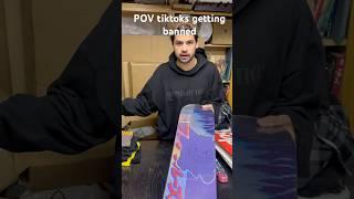 POV TikToks getting banned #skateboarding #skate #pov #shorts