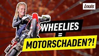 Do wheelies destroy your engine?