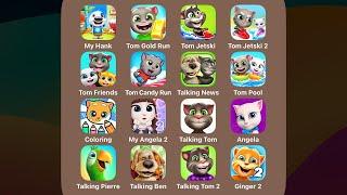 Talking Tom 2,Talking Ginger 2,My Tom,Talking Tom Cake Jump,Talking Tom Jump Up,Talking Ginger