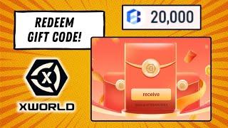 HOW TO CLAIM FREE 20,000 BUILD IN XWORLD| NEW REDEEM GIFT CODE