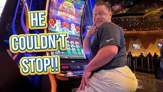 Not Stopping Until He Gets a Jackpot! Las Vegas Casino 