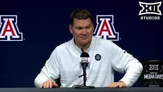 Arizona Men's Basketball Press Conference | 2024-25 Big 12 Basketball Media Days